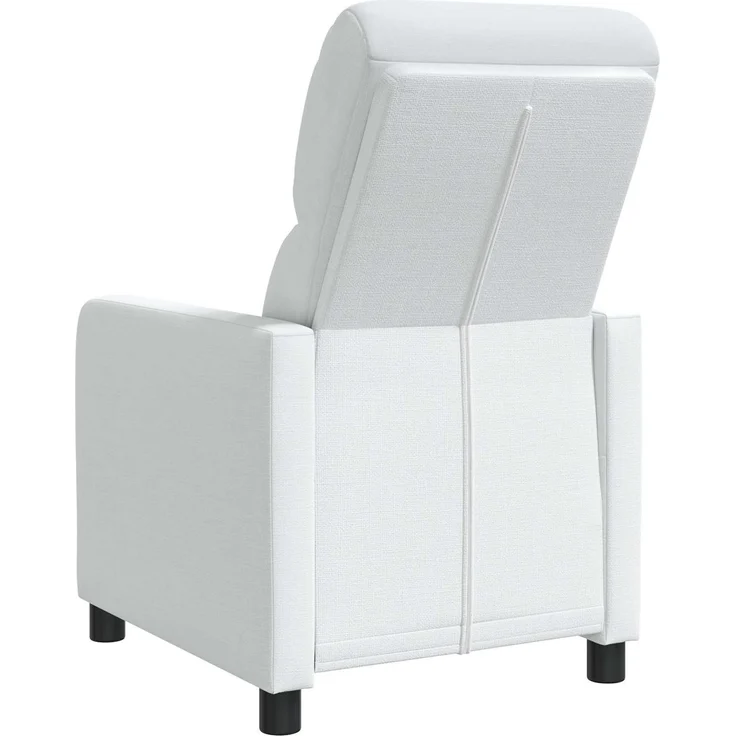 vidaXL Liegesessel Weiß Polyester 42034826 – Bild 5