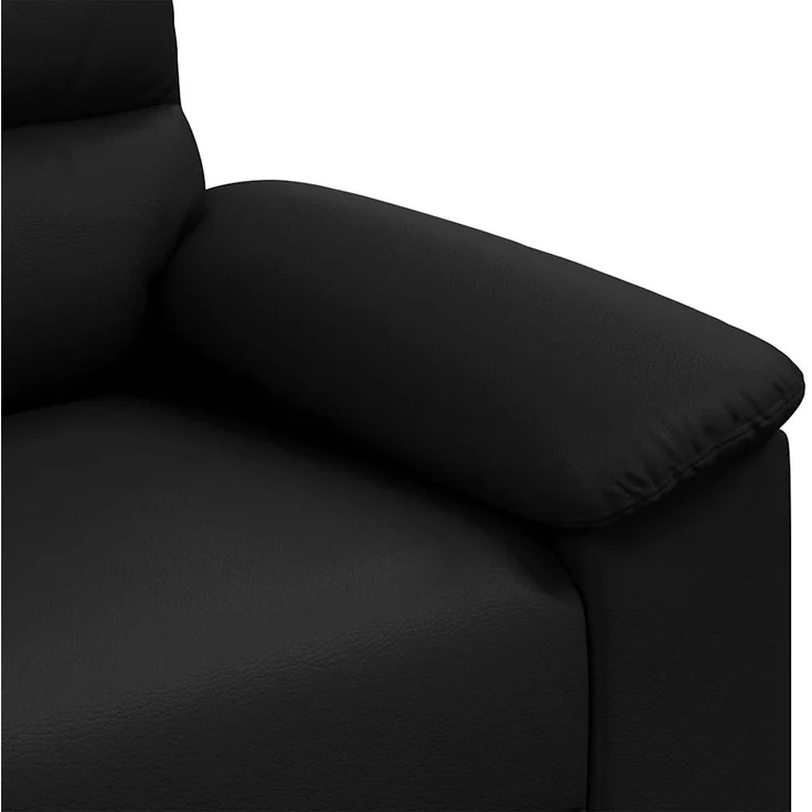 vidaXL 2-Sitzer-Sofa Schwarz 180x81x84 cm Kunstleder 4105343 – Bild 6
