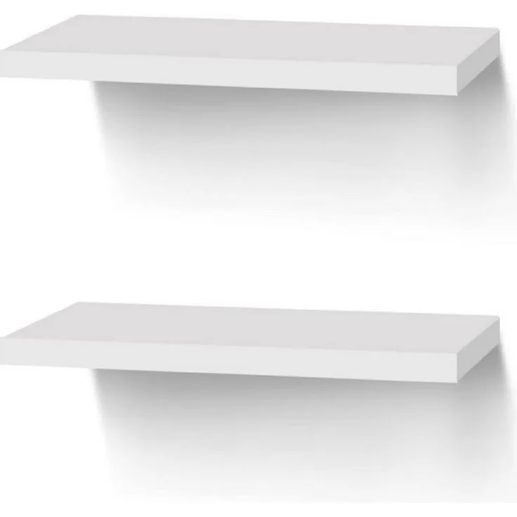 Youyijia Ablageregal 4er Wandregal Regale Weiß Wande 60cm Schweberegale Weiss