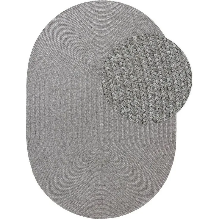 benuta Outdoorteppich Nandi, oval, Höhe: 5 mm, Kunstfaser, Berber, Ethno-Style, Wohnzimmer