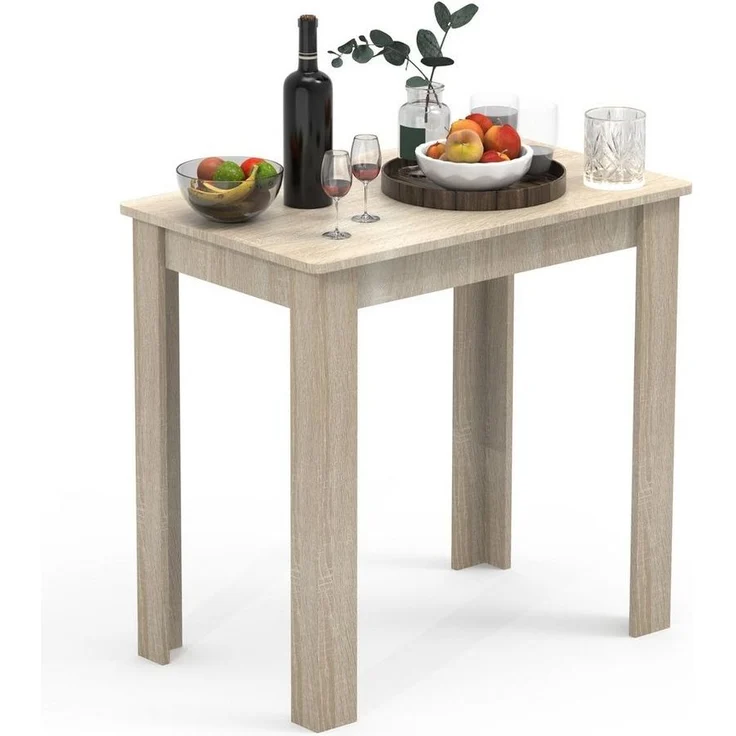 VCM Esstisch Esal 918341 Sonoma-Eiche H. 76 x B. 80 x T. 50 cm – Bild 5