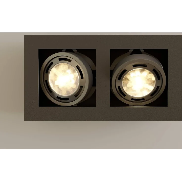 Arcchio Deckenleuchten Ronka, Metall, Schwarz IP20, 2 x 20 W ES111 LED – Bild 5