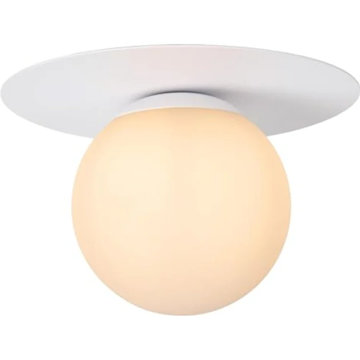 LUCIDE TRICIA Deckenleuchte, Ø 25 cm, 1xE27, Weiß, Metall, LED-kompatibel, dimmbar – Bild 5