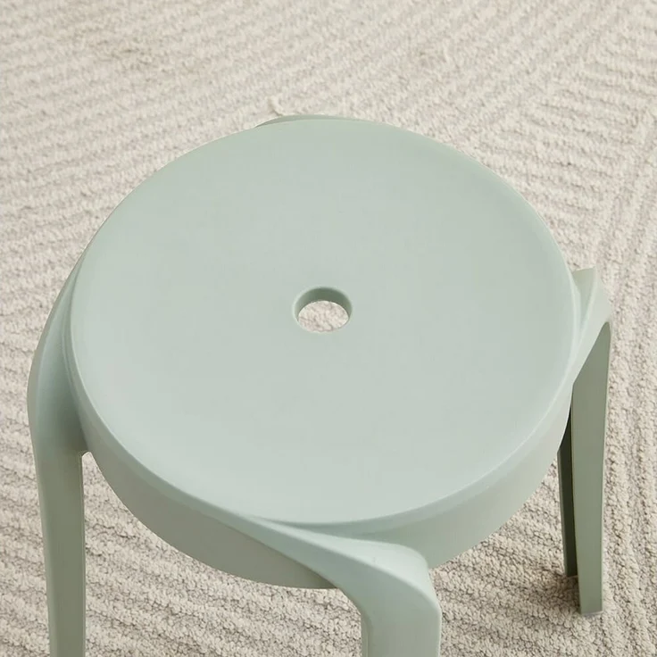 HOME DELUXE Hocker stapelbar NIVO – Grün, 8er Set – Bild 3