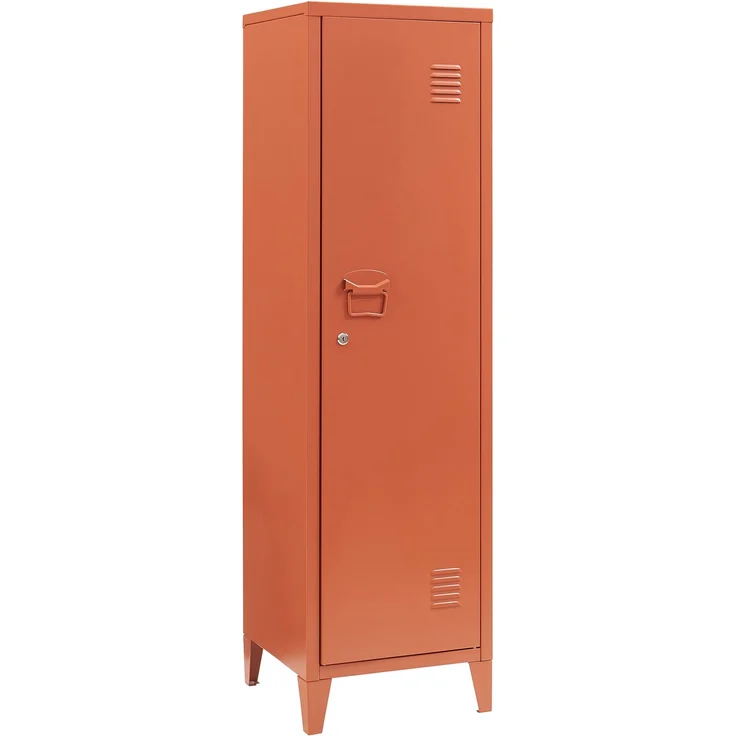 Einzelspind Kurikka 137x38x38 cm Ziegelrot [en. casa] – Bild 4