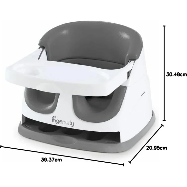 Ingenuity Baby Base 2-in-1 Sitzerhöhung Schiefergrau – Bild 12