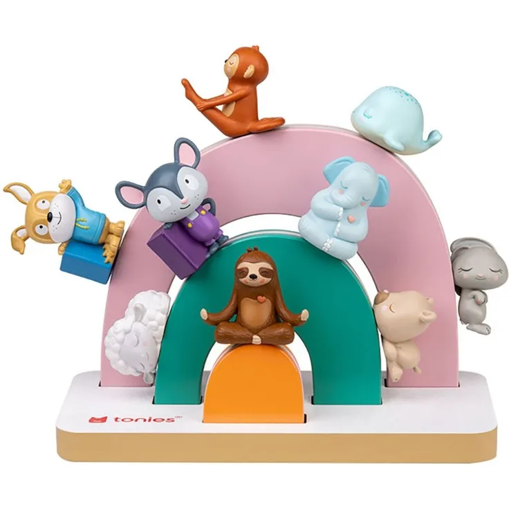 tonies Kinderregal Mini Standregal - Regenbogen, für bis zu 25 Tonies