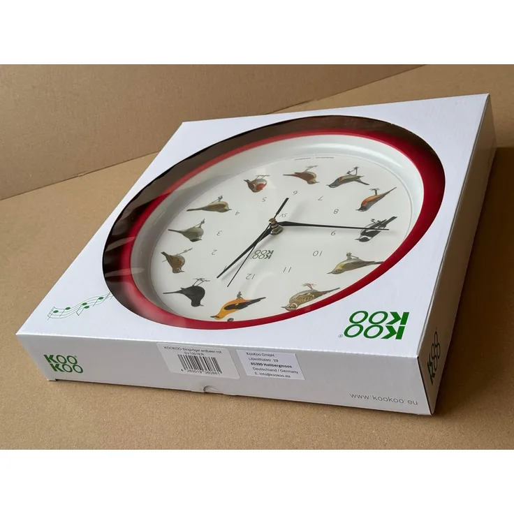 KOOKOO Singvögel mit RC Funkquarzwerk, Aufnahmen aus der Natur