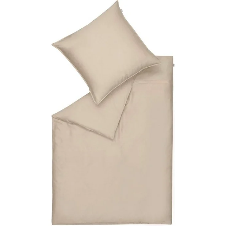 SCHÖNER WOHNEN-Kollektion Bettwäsche Pure in Gr. 135x200, 155x220 oder 200x200 cm, Satin, 2 teilig, Bettwäsche aus Baumwolle in Satin-Qualität, unifarbene Bettwäsche – Bild 4