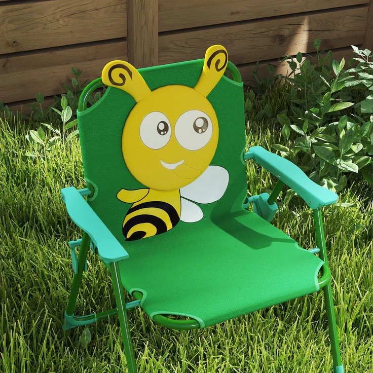 AIYAPLAY Garten-Kindersitzgruppe, Stahl, Polyester, Dunkelgrün, 49,5L x 49,5B x 50H cm – Bild 8