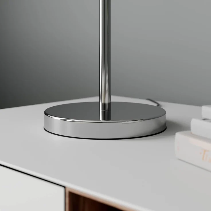 Lindby Tischleuchte Benjiro, 1 x 60 W E27 (exkl) + 1 x 3 W LED (inkl), warmweiß – Bild 5