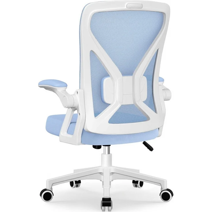 Adormii Bürostuhl Ergonomischer Bürostuhl mit klappbaren Armlehnen und Rückenlehnen (Drehstuhl mit Drehbare, höhenverstellbarer Kopfstütze, geräuscharme Rollen, 90°-135° Wippfunktion Bürostuhl, belastbar bis 150kg, Netz atmungsaktiv, Chefsessel), Leise... – Bild 1