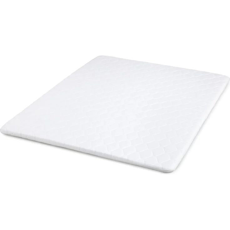 Amazon Basics Matratzentopper Komfortschaum 160 x 200 x 6 cm, Topper mit Waschbarem Bezug, Weiß – Bild 4