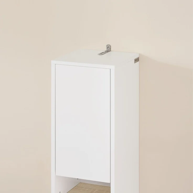 SoBuy BZR34-WN Badezimmer-Hochschrank, MDF, Lackiert, Weiß, 20 x 180 x 20 cm – Bild 7