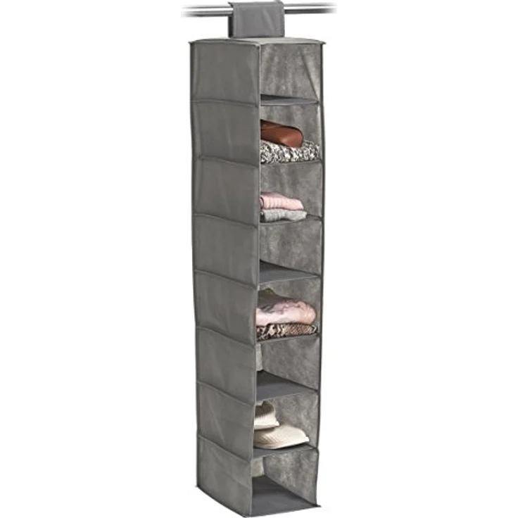XXXL Hängeregal, grau, Kunststoff, 30x105x18 cm, platzsparendes Wandregal für Wohnzimmer, bereits montiert – Bild 3