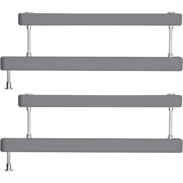 Geuther 0036ZK+ Zusatzklemmen für Treppenschutzgitter Türschutzgitter Türgitter einfache Montage Babygitter ohne Bohren sichere Befestigung langlebige Qualität Grau – Bild 1