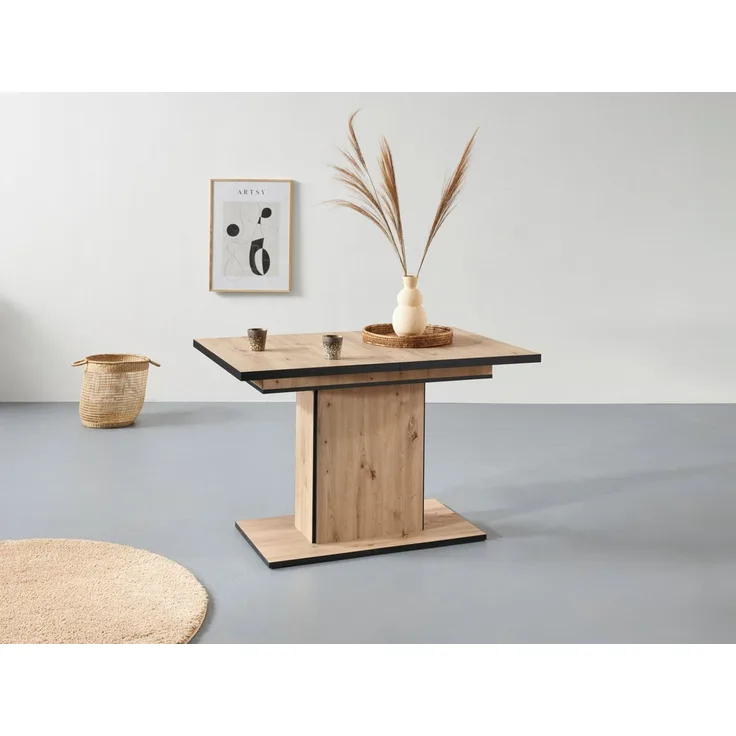 HELA Esstisch Ariana Bestseller, Tisch, Küchentisch, Auszugstisch, durch innenliegende Einlegeplatten ausziehbar 120-160 cm