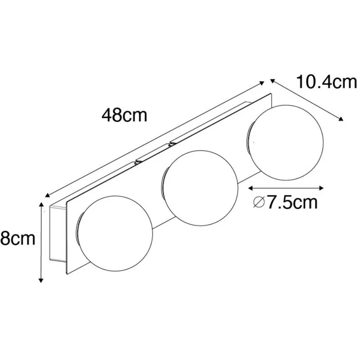 Qazqa Wandleuchte Cederic, ohne Leuchtmittel, G9, Schwarz, Modern, Glas, 3-flammig – Bild 3
