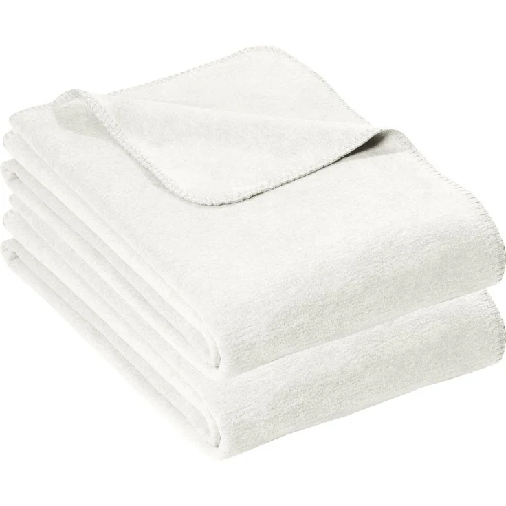 Wohndecke Wohndecke "Brescia" 2er-Pack, Erwin Müller, Baumwolle Uni – Bild 1