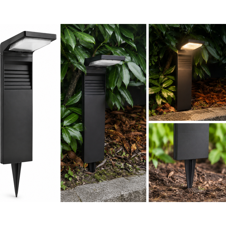 Solar-LED-Gartenleuchte, Wegleuchte – Bild 2