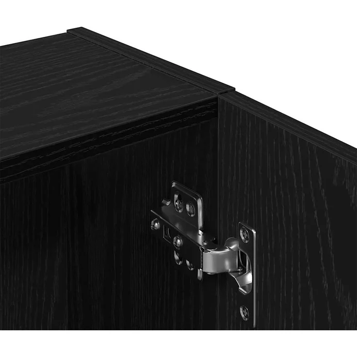 vidaXL Wandschrank Schwarze Eiche 32 x 20 x 67 cm Holzwerkstoff 862095 – Bild 9
