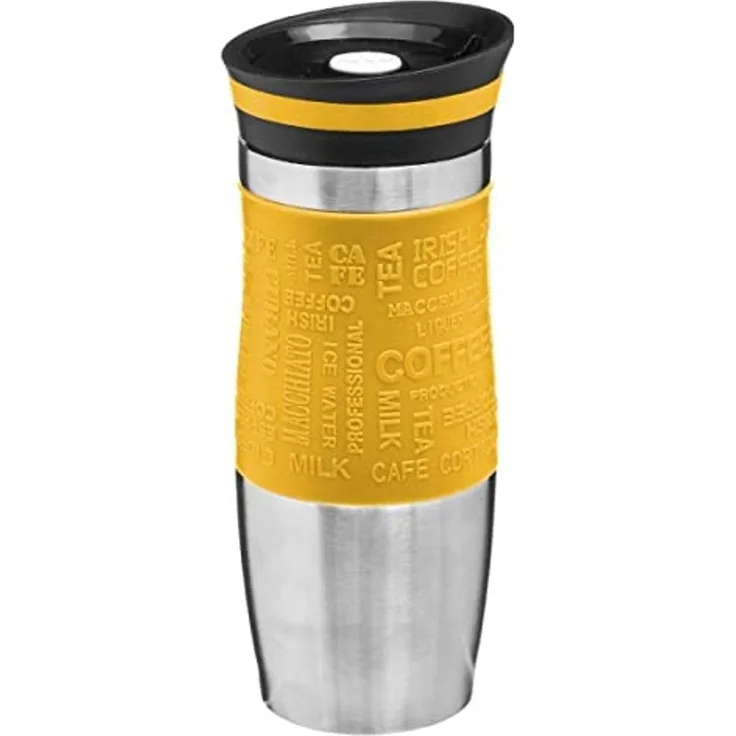 Thermobecher aus Edelstahl, 350 ml, türkis - 5five Simple Smart