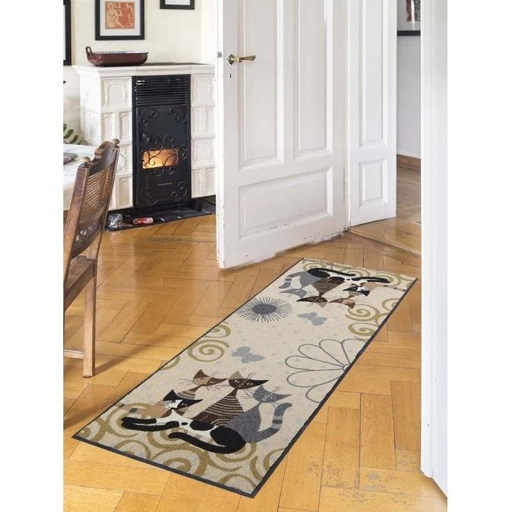 Salonloewe Läufer Rosina Wachtmeister Läufer 75x190 cm Fantasia di Gatti, Läufer groß, Höhe: 750 mm – Bild 2