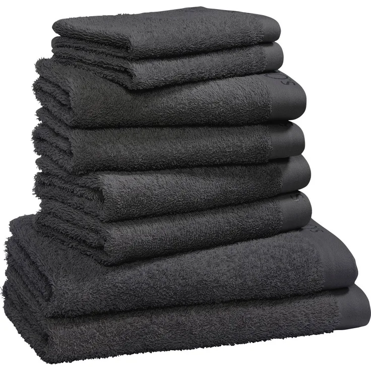 s.Oliver Handtuch Set s.Oliver, Premium Qualität, 600 gr/m², Walkfrottier (Set, 8-St), 2 Gästetücher 30x50, 4 Handtücher 50x100, 2 Duschtücher 70x140