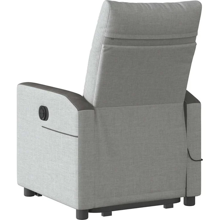 vidaXL Massagesessel mit Aufstehhilfe Wolkengrau Stoff 3324058 – Bild 7