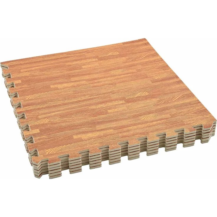 vidaXL Pool Bodenschutzmatte 50 stk. Holz 18 m² EVA-Schaum 3433287 – Bild 4