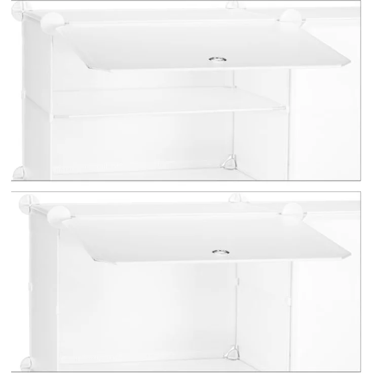 Schuhschrank Stecksystem 24 Fächer – Bild 7