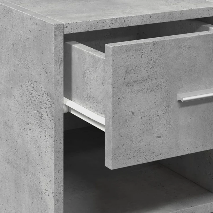 Highboard Betongrau 50 x 42,5 x 93 cm Holzwerkstoff – Bild 8