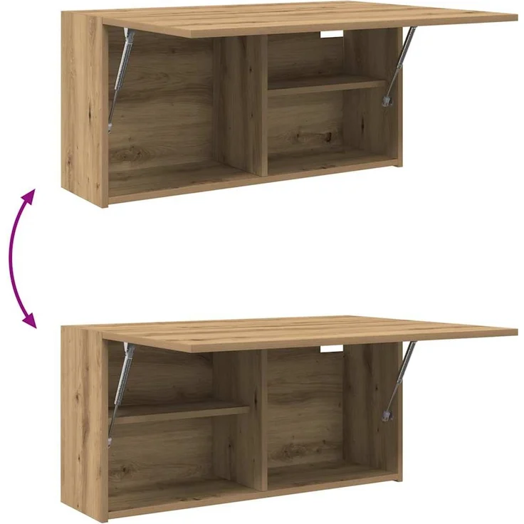 Bad-Wandschrank Artisan-Eiche 80 x 25 x 40 cm Holzwerkstoff – Bild 8