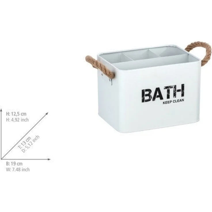 WENKO Badorganizer Gara (1 St), mit 4 Fächern – Bild 3