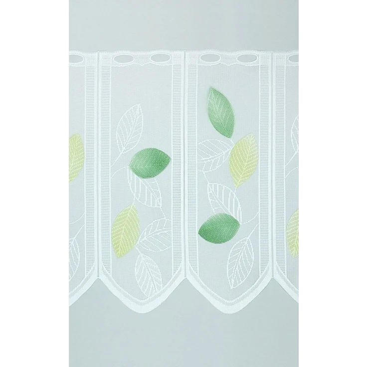 LYSEL® Scheibengardine Laubblätter (1 St), transparent, HxB 45x45cm – Bild 3