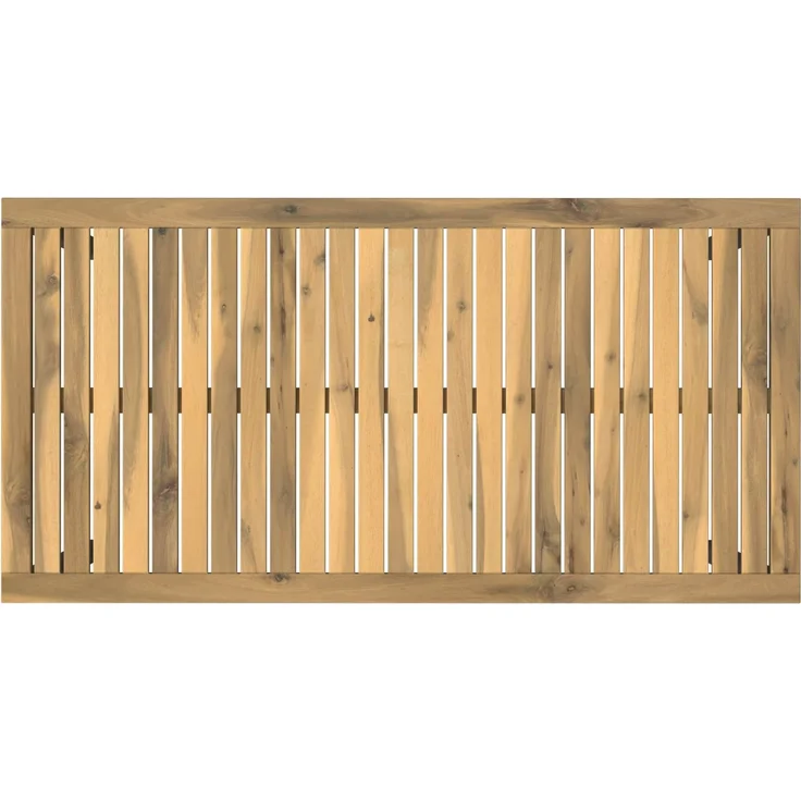 vidaXL Gartentisch NAARDEN Weiß gewaschen und Schwarz 901760 – Bild 5