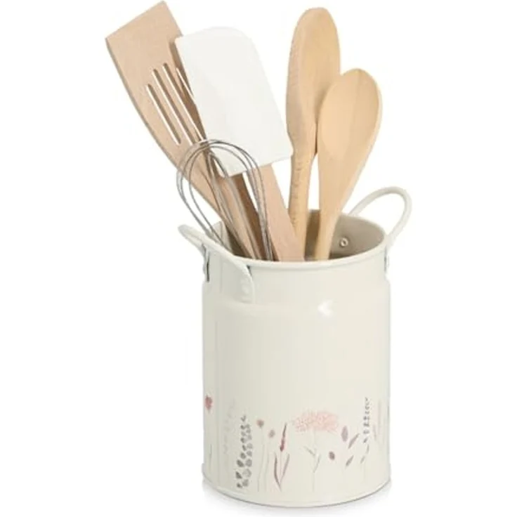 Zeller Present Kochbesteckhalter Utensillienhalter "Flowers", Praktisch und dekorativ, 1250 ml – Bild 2