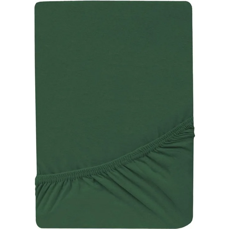 GREEN MARK Textilien Spannbettlaken Jersey Spannbetttuch in vielen Größen und Farben, 100% Baumwolle, Gummizug: rundum, (1 Stück), Jersey Spannbettlaken, Spannbetttuch in vielen Größen und Farben
