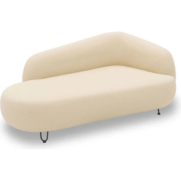 Gartenlounge Sofa 2-Sitzer Links Bratomila 177x79x105 Bezug in beige