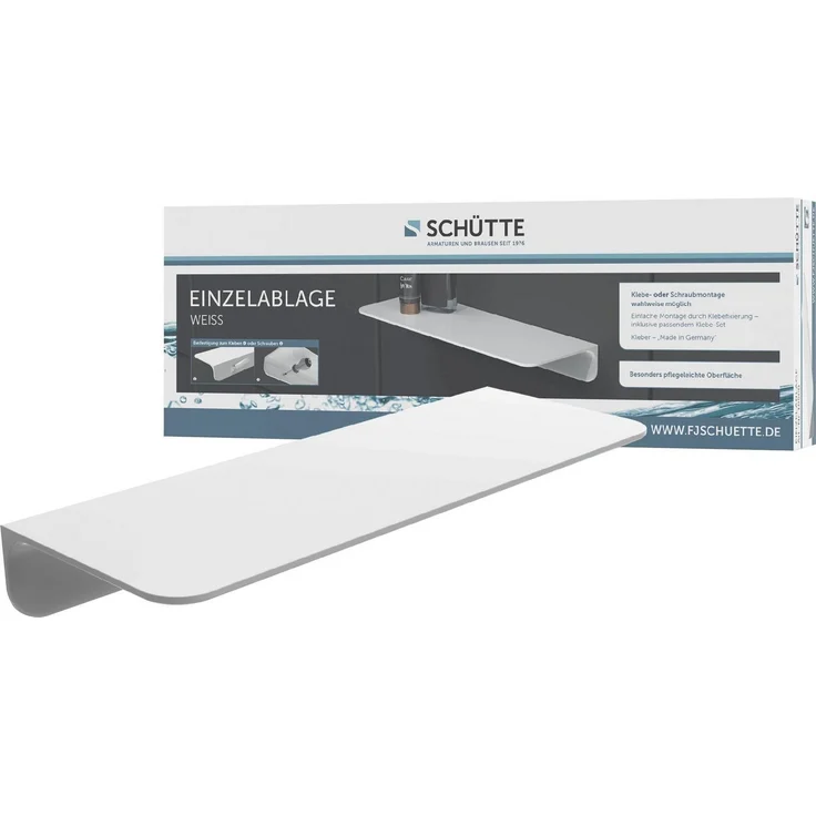 Schütte Duschablage, Weiß, zum Kleben – Bild 5