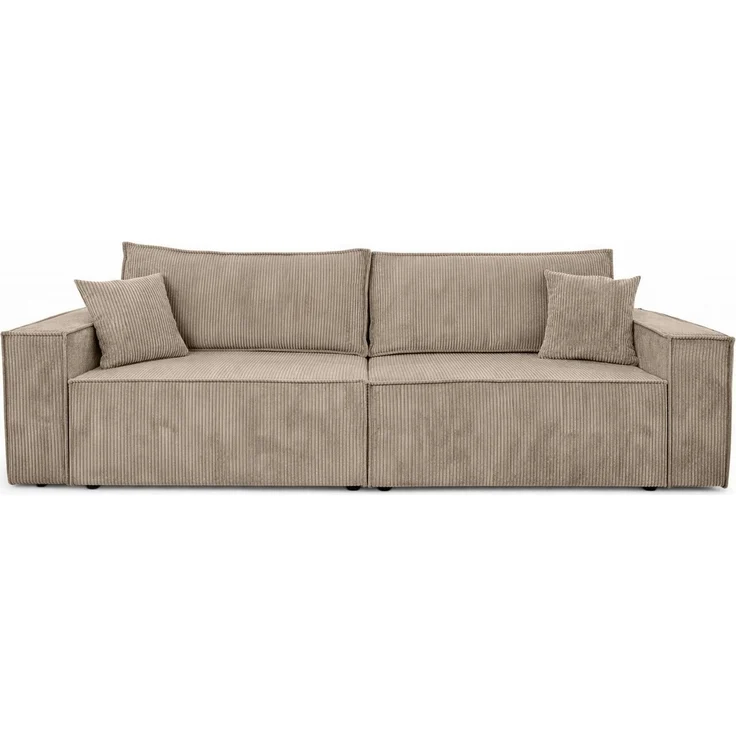 Kaiser Möbel Schlafsofa Sofa mit Schlaffunktion und Bettkasten Cordstoff Poso, BEST SCORNER, Für täglichen Schlaf geeignet – Bild 2