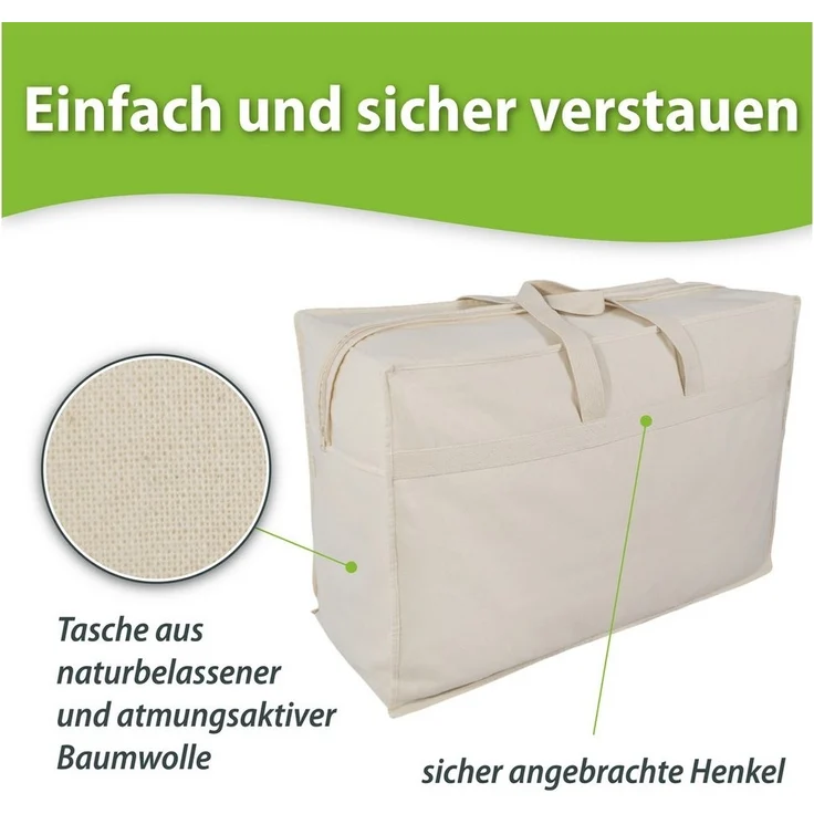 franknatur Aufbewahrungstasche (2-tlg), aus 100% Baumwolle, leicht, stapazierfähig – Bild 3