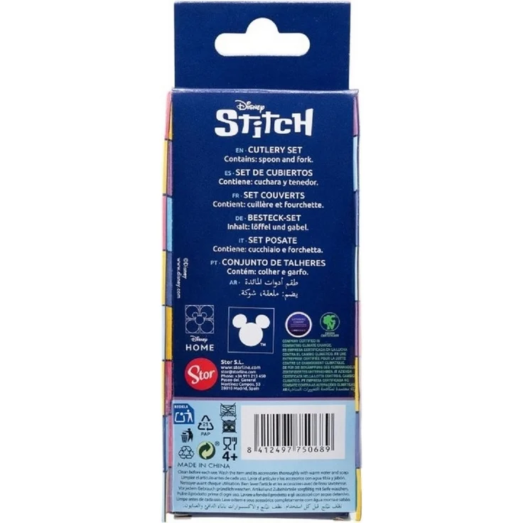 Lilo & Stitch Kinderbesteck Set 2-teilig – Löffel & Gabel mit Motivgriffen – Bild 2