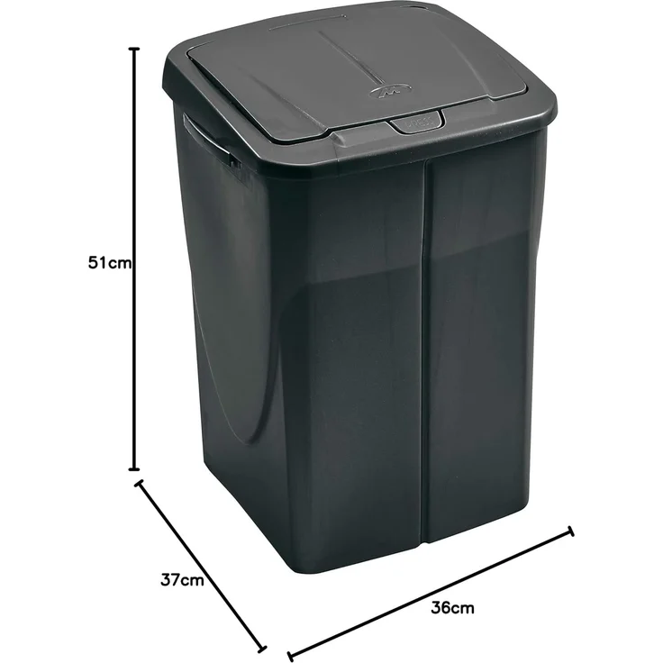 Mondex Mondex Abfalleimer Müllsortierer Mülleimer 45 Liter – Bild 4