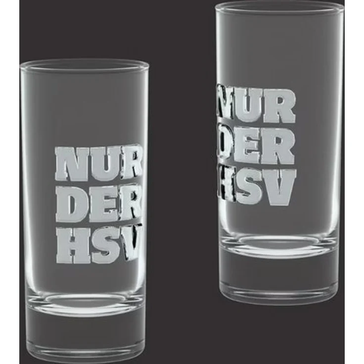 HSV Tasse HSV Schnapsglas 2er Set Relief – Bild 2