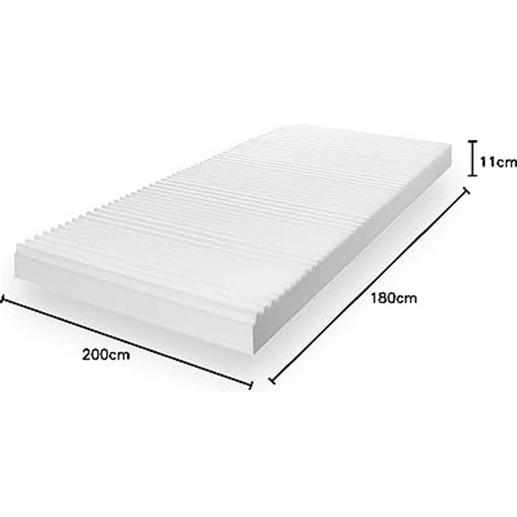 Träumegut24 - K12 Orthopädische 7-Zonen Kaltschaummatratze - Matratze Härtegrad H2 / H3 - Rollmatratze (180x200 cm, H2) – Bild 3