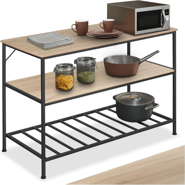 tectake Küchenregal Akeley, Einzelstück, Industrial Style – Bild 1