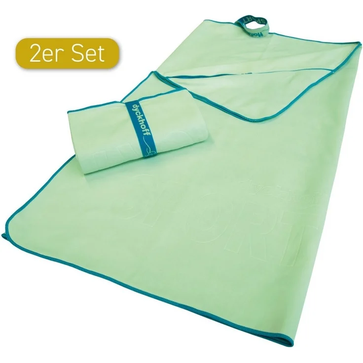 Dyckhoff Sporthandtuch Mikrofaser Sporttuch, Microfaser (2-St), auch als 2er Set erhätlich – Bild 1