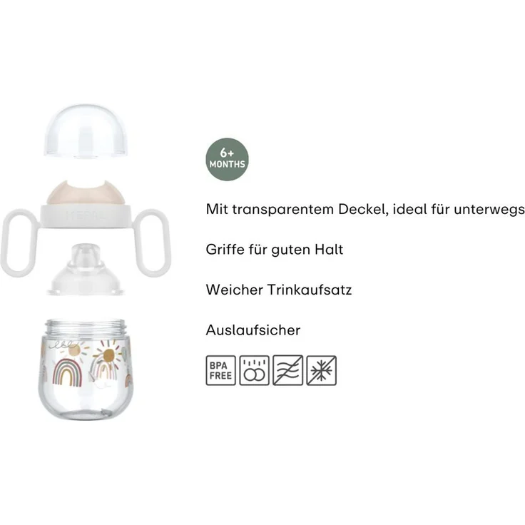 Mepal MIO Antitropf-Trinklernbecher 200 ml Fairy Garden (2025) – Bild 3