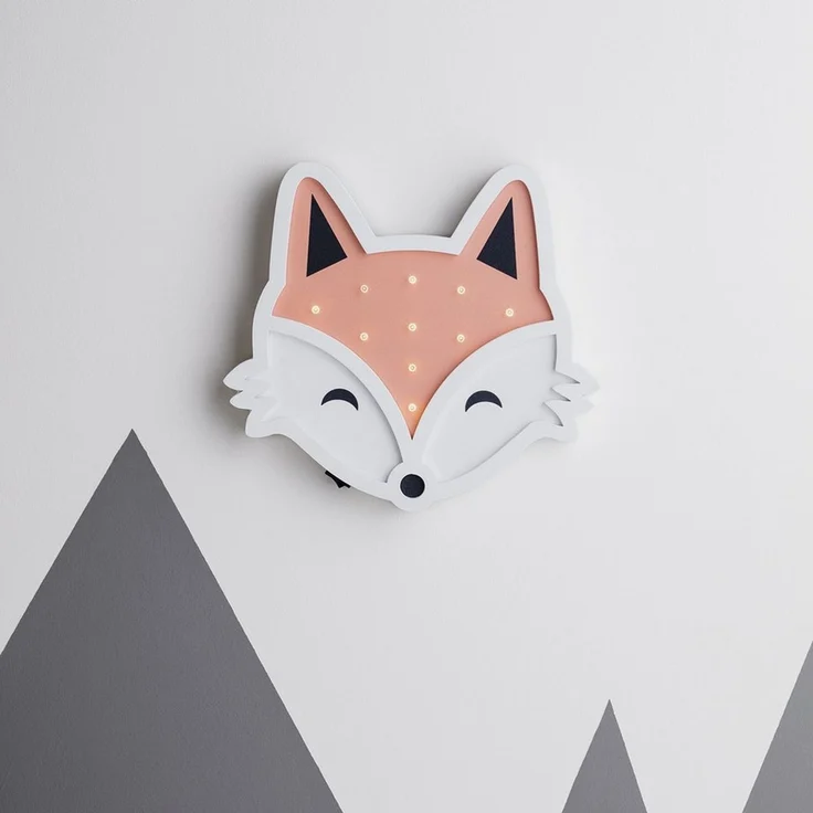 Lights4fun LED Wandleuchte Fuchs Wandlampe Kinderzimmer – Bild 1